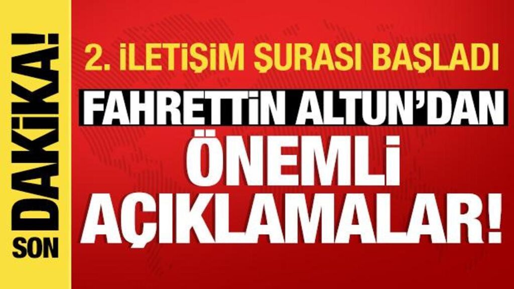 2 iletisim surasi basladi fahrettin altun konusuyor 5ZBENGnf