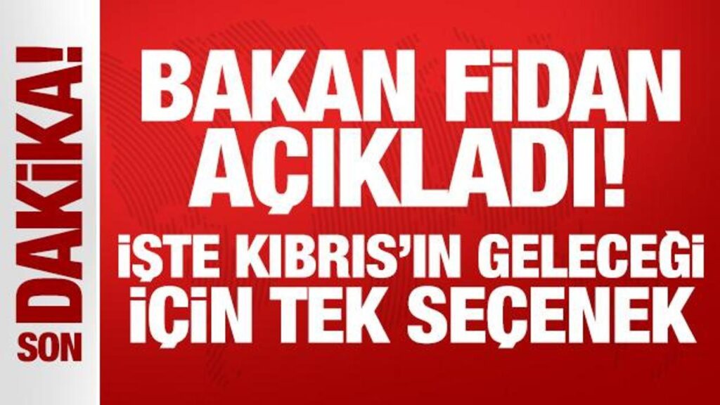 bakan fidandan kritik ziyaret kibrisin gelecegi icin tek secenegi acikladi TGtMX3DF