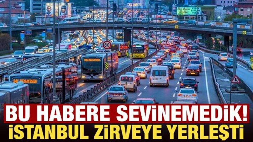 istanbul zirveye yerlesti istanbullu yil boyunca 105 saat kaybetti QtxXJwva