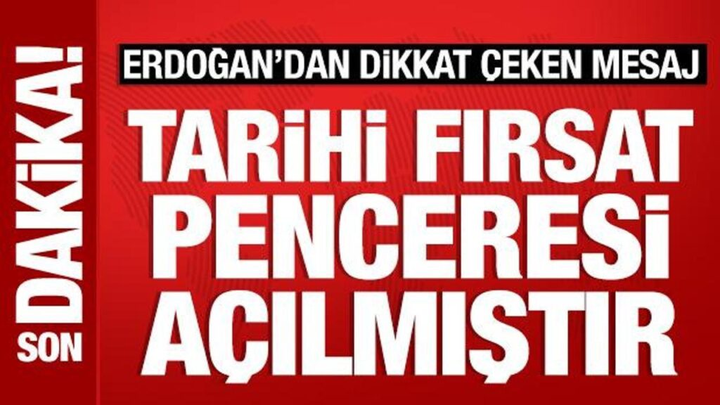 son dakika cumhurbaskani erdogan tarihi firsat penceresi acildi asUsYbKn