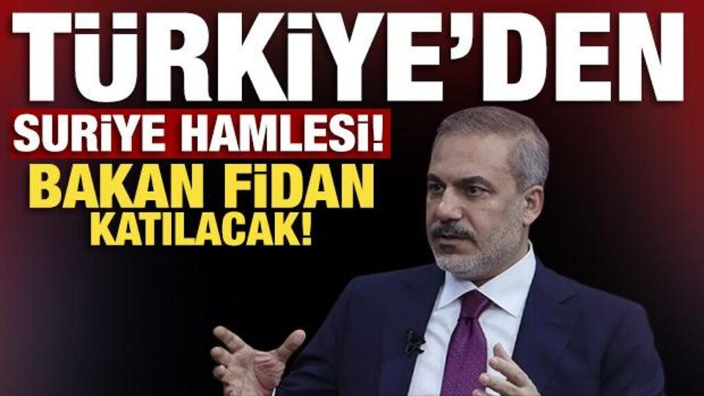 turkiyeden suriye hamlesi bakan fidan riyada gidiyor UF6HjN1O