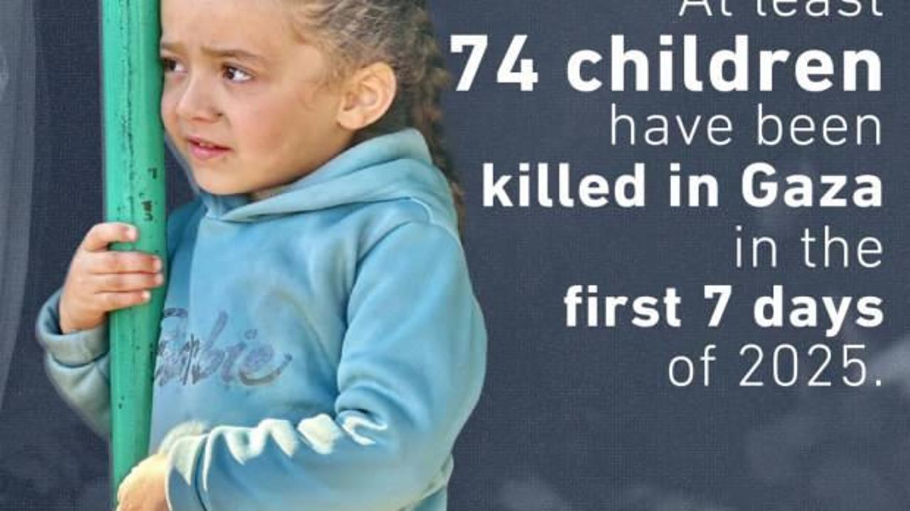 uniceften carpici rapor bir haftada 74 cocuk katledildi