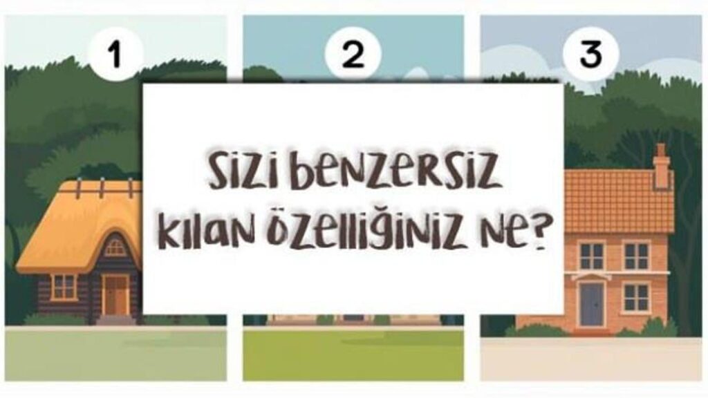 3 evden birini secin ve sizi benzersiz kilan ozelliginizi ogrenin iRKU3LdS