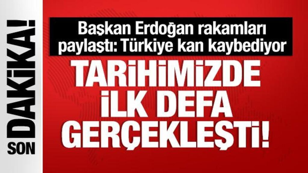 baskan erdogan tarihimizde ilk kez gerceklesti diyerek uyardi kan kaybediyoruz TgbjfwOp