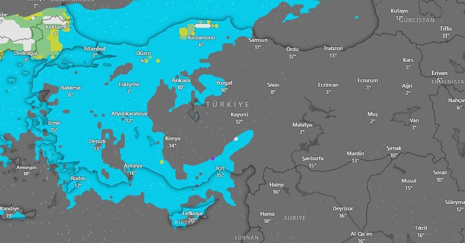 kar yagisi sinirdan girdi beklenen hava durumu aciklamasi geldi 0