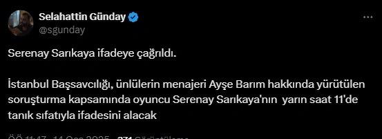 serenay sarikaya cumhuriyet bassavciligina ifadeye cagrildi 0 dA7XEKkH